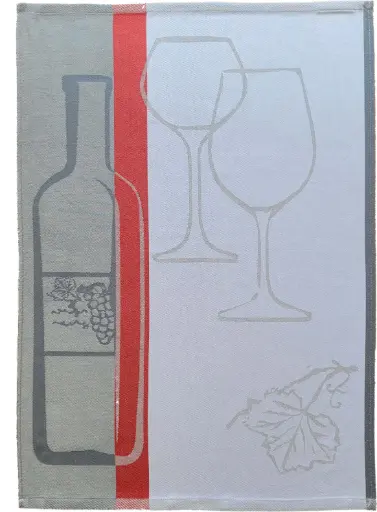 Vin Rouge - Kitchen towel - ref. 37.960